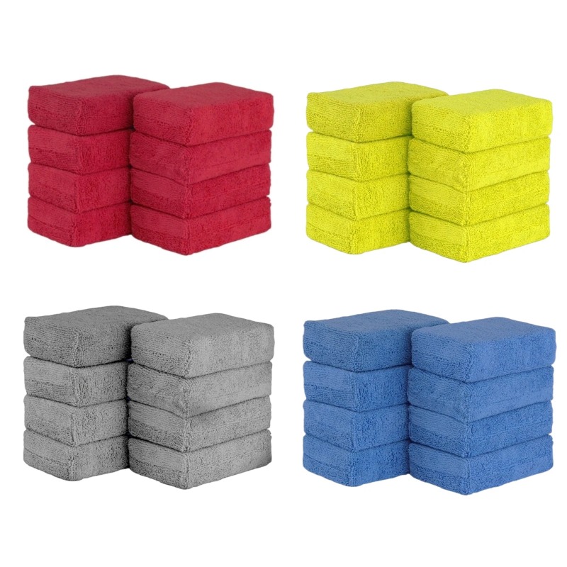 Wax Applicator Pad - 8PCS Microfibre Car Wax Applicator Pads