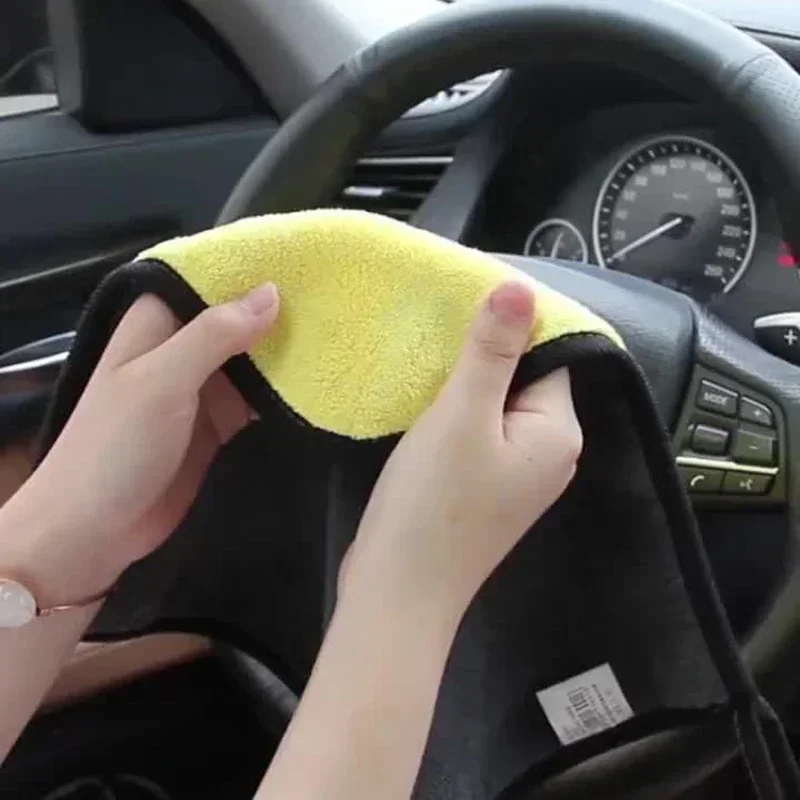 1/5pcs Thicken Car Microfiber  - Microfiber Towel Detailing 评论和价格
