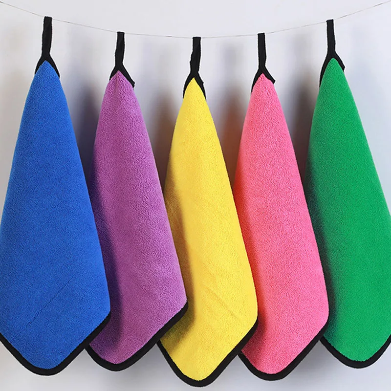 1/5pcs Thicken Car Microfiber  - Microfiber Towel Detailing 评论和价格