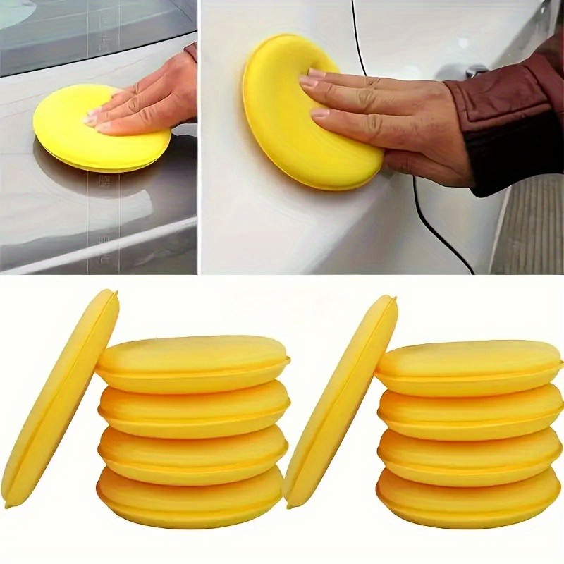 1/5PCS 10cm round Car Wax Appl - Wax Applicator Pad 评论和价格